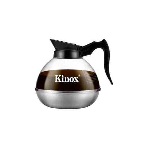 Kinox coffee decanter 2.0 litre glass with black handle 