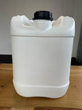 white storage drum 20 litre with 63mm opening and cap