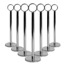 table number stands stainless steel 30cm 