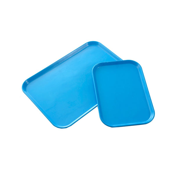 Fibreglass Healthcare Blue Food Service Tray 405 x280mm KH 89114