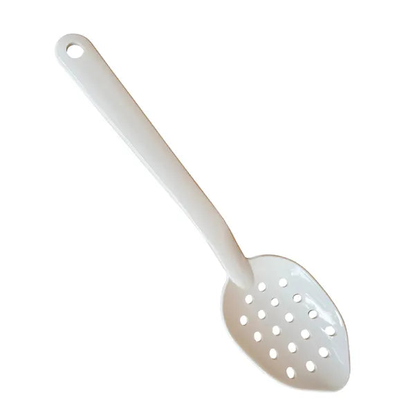 White Perforated Polycarb Spoon Box 20 Spoons 280mm L*70mm W *35mm H SP11-WHITE