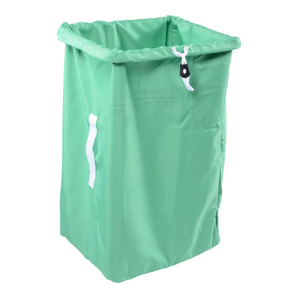 green laundry bag 18 litre with drawstring 