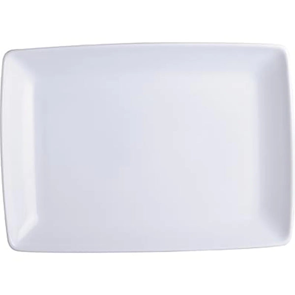 Rectangle white platter plate 36cm x 20cm 