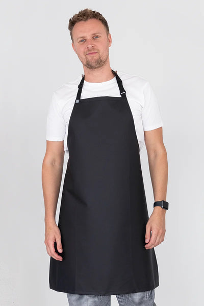black pvc nylon bib apron