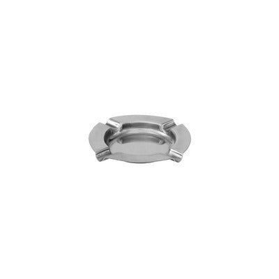 Ashtray Round Stainless Steel 12cm