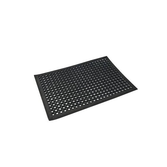 black anti slip anti fatigue mat 600 x 900mm 