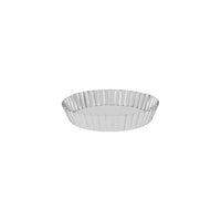 Cake pan round fluted loose base 28cm x 5 cm tin plated steel