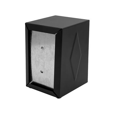 Dispenser Napkin Holder Black S/S  18/10 D Fold