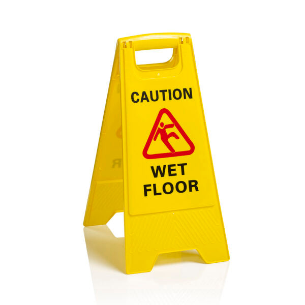 caution wet floor sign A FRAME Double sided