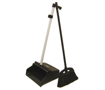 Upright Long Handle  Lobby Dustpan Set Plastic Pan & Broom