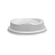 White Takeaway Coffee Cup Lids Sipper Pack 50