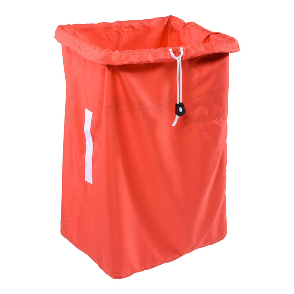 laundry bag red with drawstring