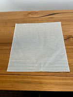 Greaseproof Sandwich Wrap Sheets Green & White Stripe 425 x 450mm Pack 500 Sheets