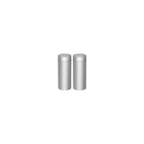 Salt & Pepper Shaker Cylinder Stainless Steel 100mm