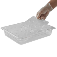 Food Pan Gastronorm Drain Plate Clear 1/2 Full Size 08882