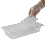 clear drain plate 1/3 polycarbonate