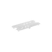 Food Pan Gastronorm Drain Plate Clear 1/4 Full Size 08884