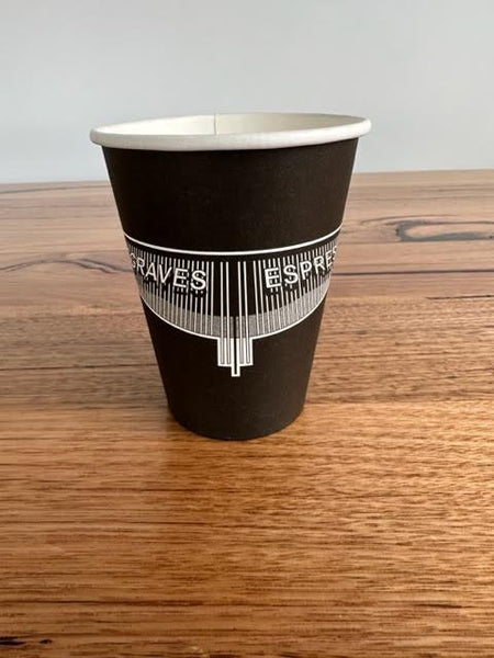 Degraves  Classic Paper Coffee Cup 8oz Pack 50 Cups