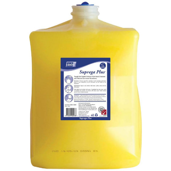 DEB SUPREGA PLUS YELLOW  HAND CLEANER REFILL 4LTR
