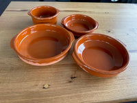 Tapas Dish and Pot Set 4 Piece Glazed Spanish Terracotta HP Padilla
