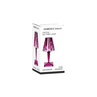 Table Lamp  Ambience Crystal Cordless LED Lamp Purple 1000150