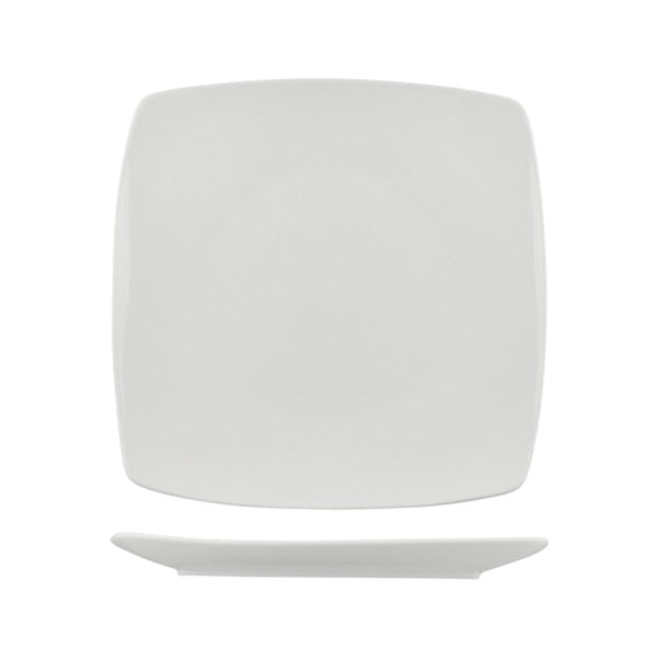 White Classicware Square Coupe Plate 