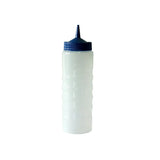 White squeeze bottle with a blue cap 750ml capacity