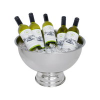 Punch Ice & Champagne Bowl  Mirror Finish Stainless Steel 370x230mm / 13Lt 07852