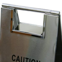 caution wet floor sign stainless steel A FRAME