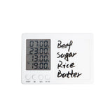 4 Channel Digital Dual Kitchen Timer Whiteboard 19558