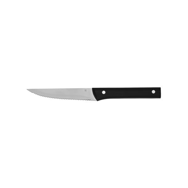 Steak Knives Tempo Black Plastic Handle Pointed Tip 230mm 20650