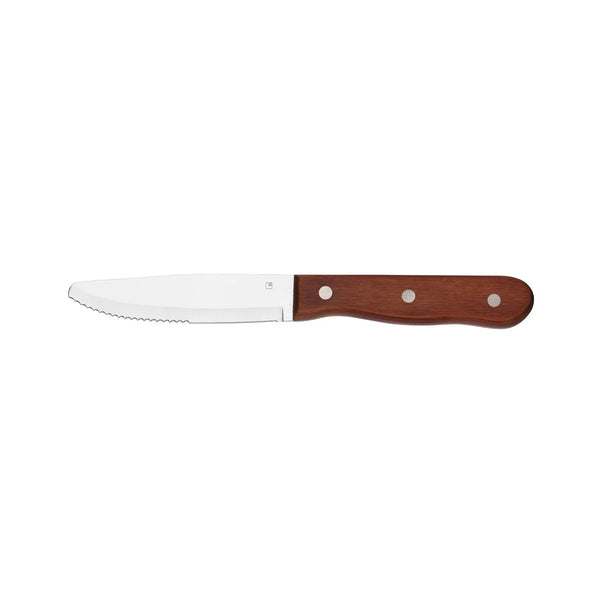 1 Dozen Steak Knives Jumbo Pakkawood Handle Round Tip 225mm Tablekraft 20675