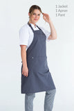 Traditional Chef Short Sleeve Jacket 3 Piece Bundle Kit