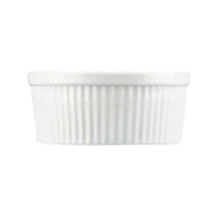 White L.F Souffle Ramekin – Ribbed 95x45mm 