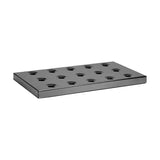 black spill drip tray 2 piece 