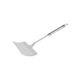 Metal fish spatula on a white background
