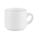 White Stackable Espresso Cup 100ml 