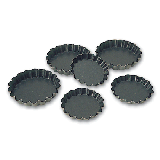 Tart Mould Round NS Fluted 80mm