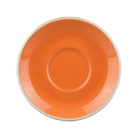 Classicware Cappuccino Saucers – Gloss 140mm Orange 341OR