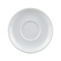 Classicware Cappuccino Saucers – Gloss 140mm White 341WH