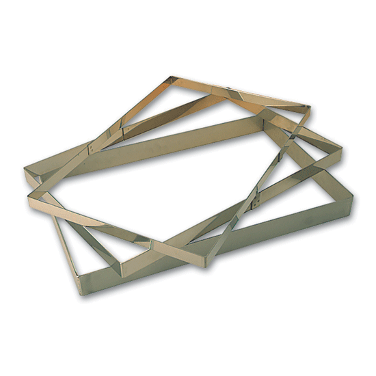 Professional Rectangular Cake Frame Stainless Steel 550x355x45  371013