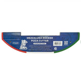 Mezzaluna rocker pizza cutter commercial grade stainless steel amore
