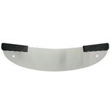 pizza cutter with black dual handle stainless steel with black handle 51cm