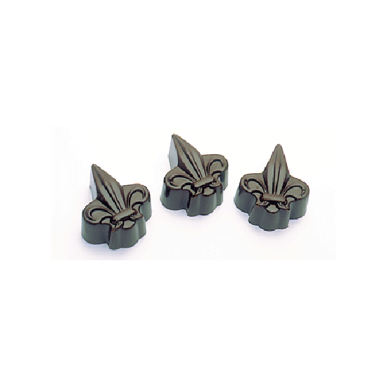 CHOC MOULD 28 LIS FLOWERS POLY Box of 28 Moulds
