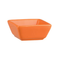 Orange Classicware Small Square Ramekins 78x78x35mm