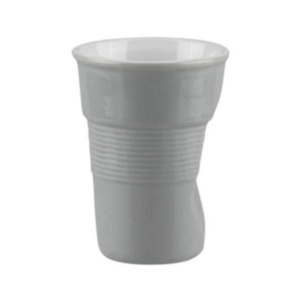 Box of 6 Classic Crinkle GREY Cups 280ml 400.224GY