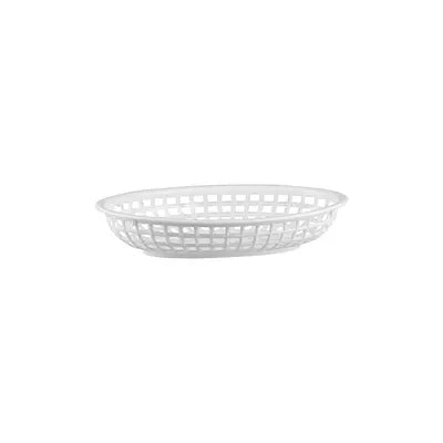 food service bread basket plastic white 24cm 
