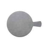 Slate Light Grey Round Platter with Handle 280mm