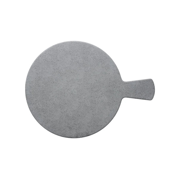 Slate Light Grey Round Platter with Handle 280mm