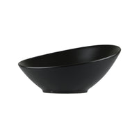 BOWL BLACK  SLANT TOP 175mm 330ml LONG FINE CLASSICWARE P-494BM